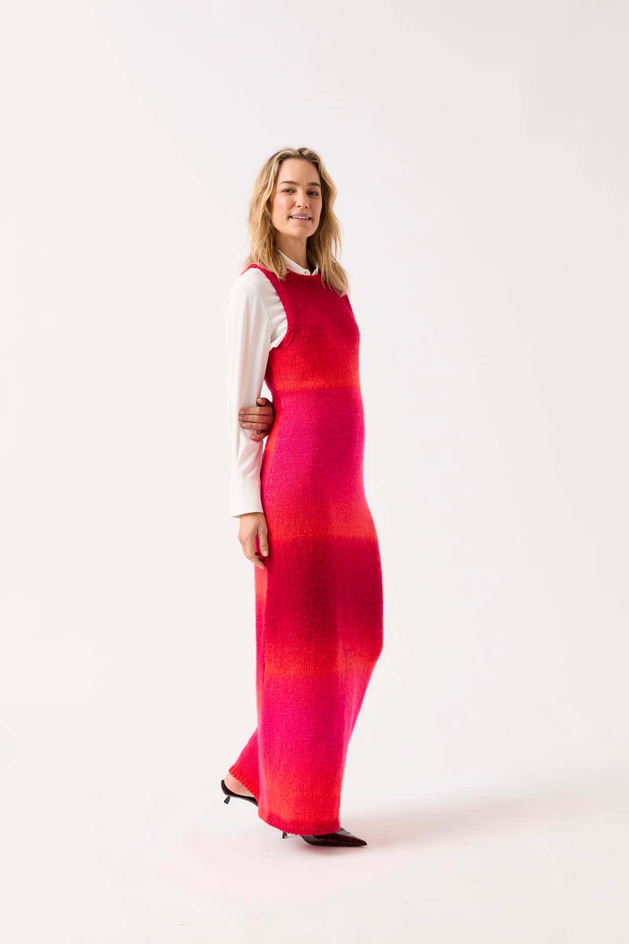 Sirdar Sleek Sleeveless Maxi Dress Knitting Pattern
