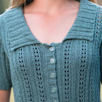 Double Eyelet Cardigan - #176