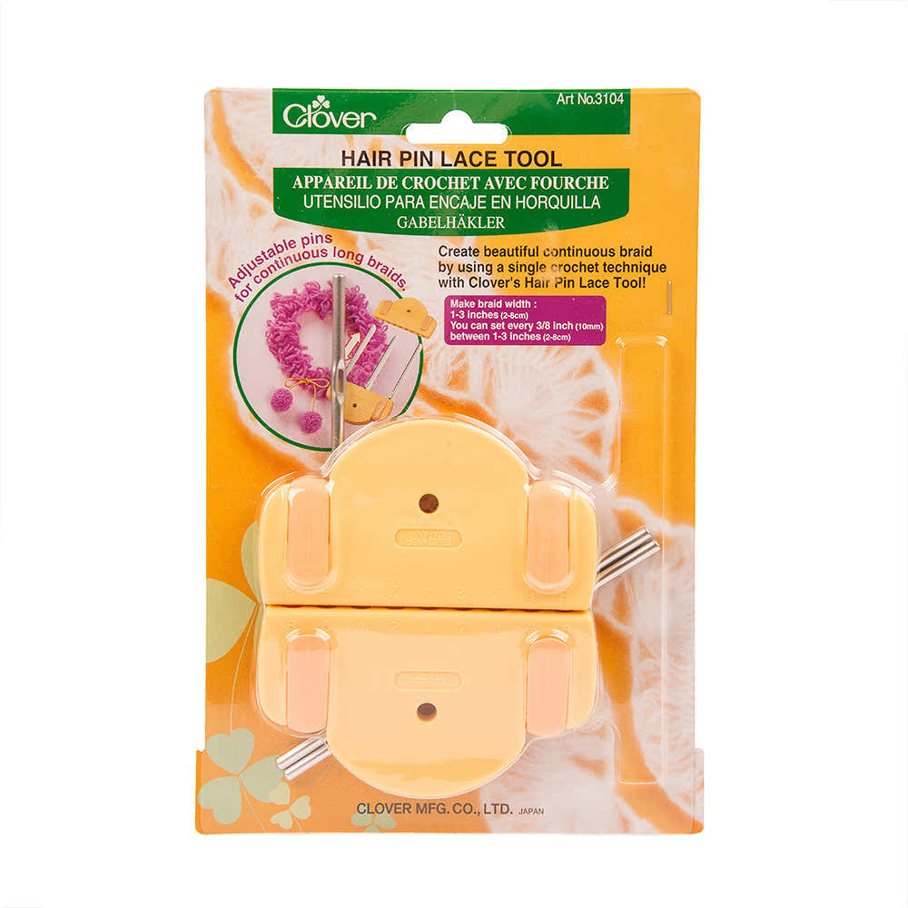 Clover Hair Pin Lace Tool