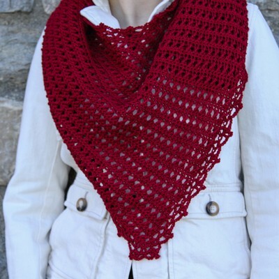 Valley Yarns 40th Anniversary College Park Shawl Crochet Pattern