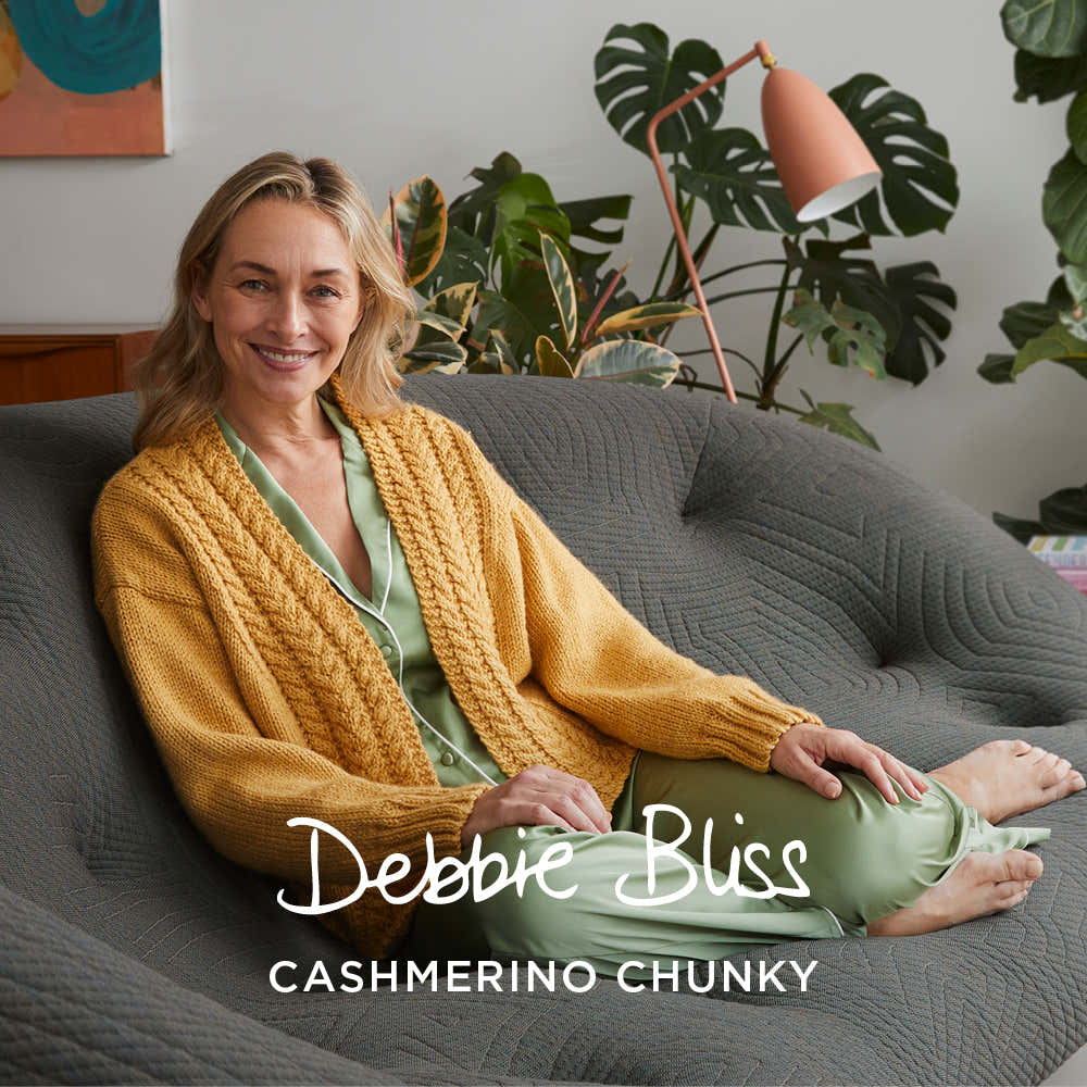 Debbie Bliss Cable Edge Jacket Knitting Pattern