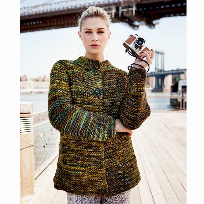 Malabrigo Greenpoint Coat Knitting Pattern