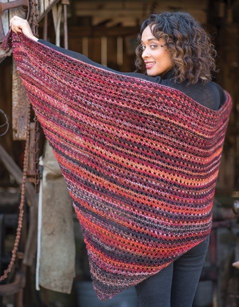 Daiyu Shawl Wrap Knitting Pattern