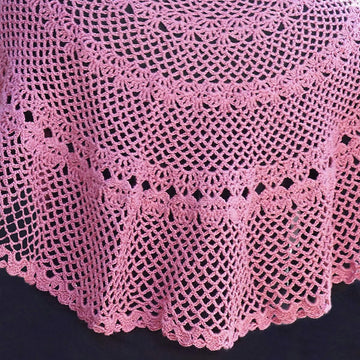 Cascade Yarns FW Rose Petal Lace Shawl Crochet Pattern