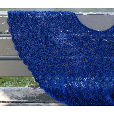Valley Yarns 40th Anniversary Tirrick Shawl Knitting Pattern