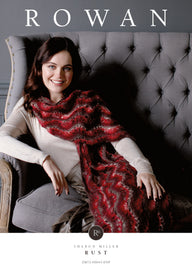 Rust Shawl Wrap Knitting Pattern