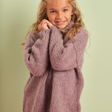 Mini Whitehall Sweater in Rowan Brushed Fleece PDF