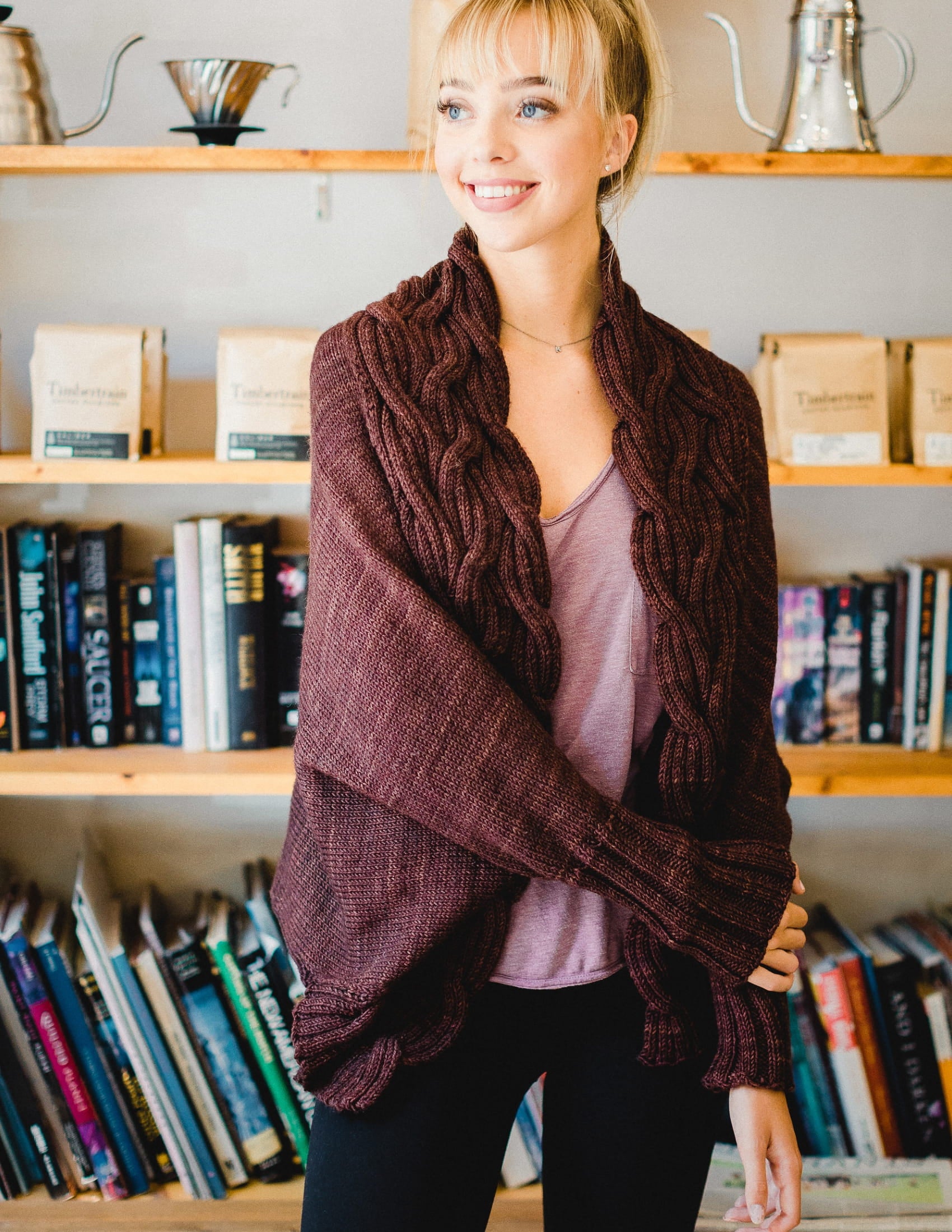 SweetGeorgia Oatlands Cardigan Knitting Pattern