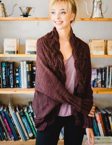 SweetGeorgia Oatlands Cardigan Knitting Pattern