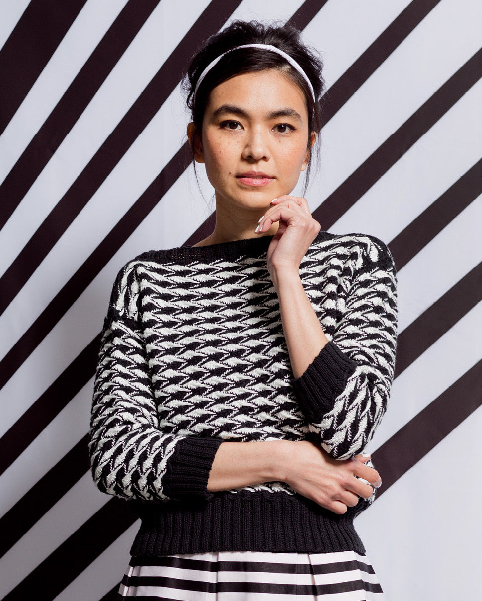 MillaMia Fragment Jumper Knitting Pattern