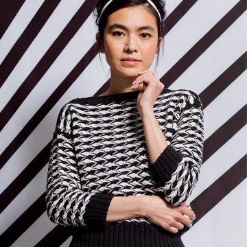 MillaMia Fragment Jumper Knitting Pattern