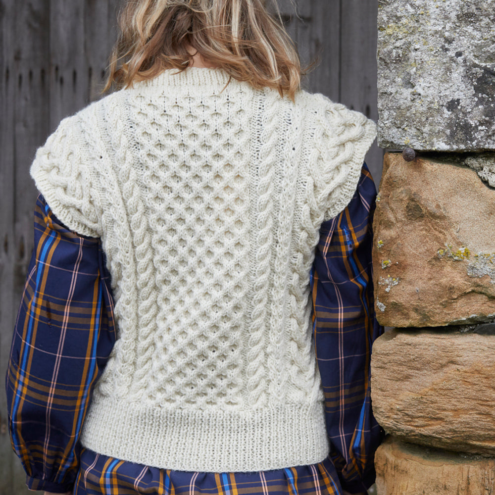 Debbie Bliss Cabled Tank Top Knitting Pattern