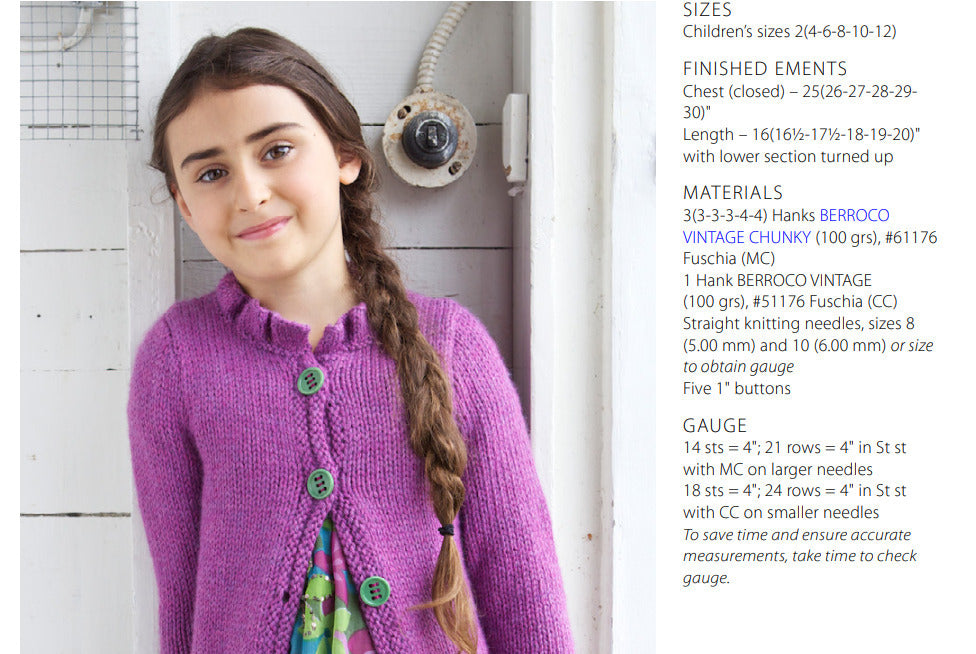 Blake Cardigan Jumper Knitting Pattern