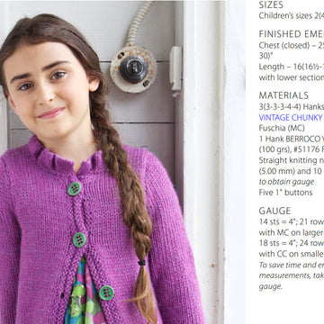 Blake Cardigan Jumper Knitting Pattern