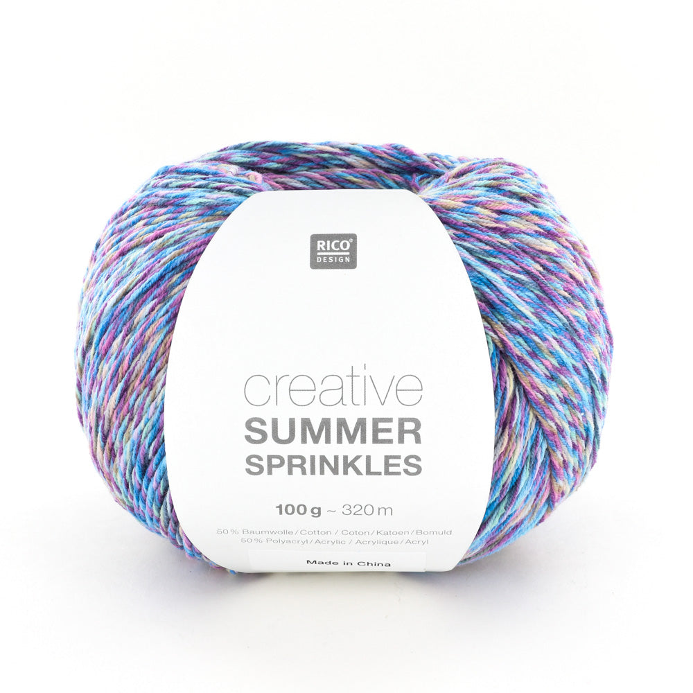 Rico Design Creative Summer Sprinkles Yarn - Cotton DK