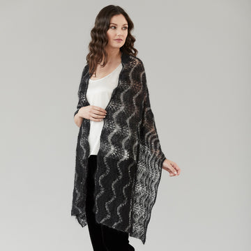 Sesia Lily Shawl Wrap Knitting Pattern