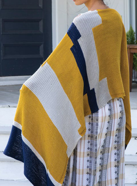Color Field Wrap Knitting Pattern