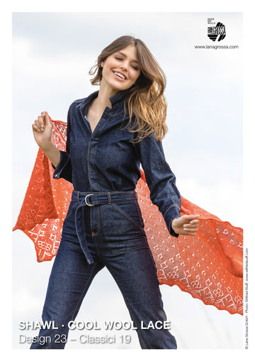 Lana Grossa Shawl Wrap Knitting Pattern