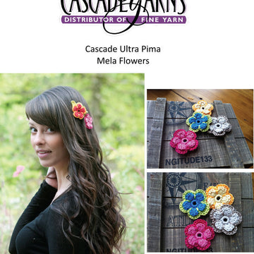 Cascade Yarns DK236 Mela Flowers (Free)