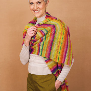 Winter Sunset In Rowan Kaffe Fassett Kidsilk Haze Knitting
