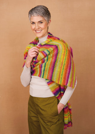 Winter Sunset In Rowan Kaffe Fassett Kidsilk Haze Knitting