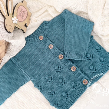 Freckles Bottom Up Cardigan - P289