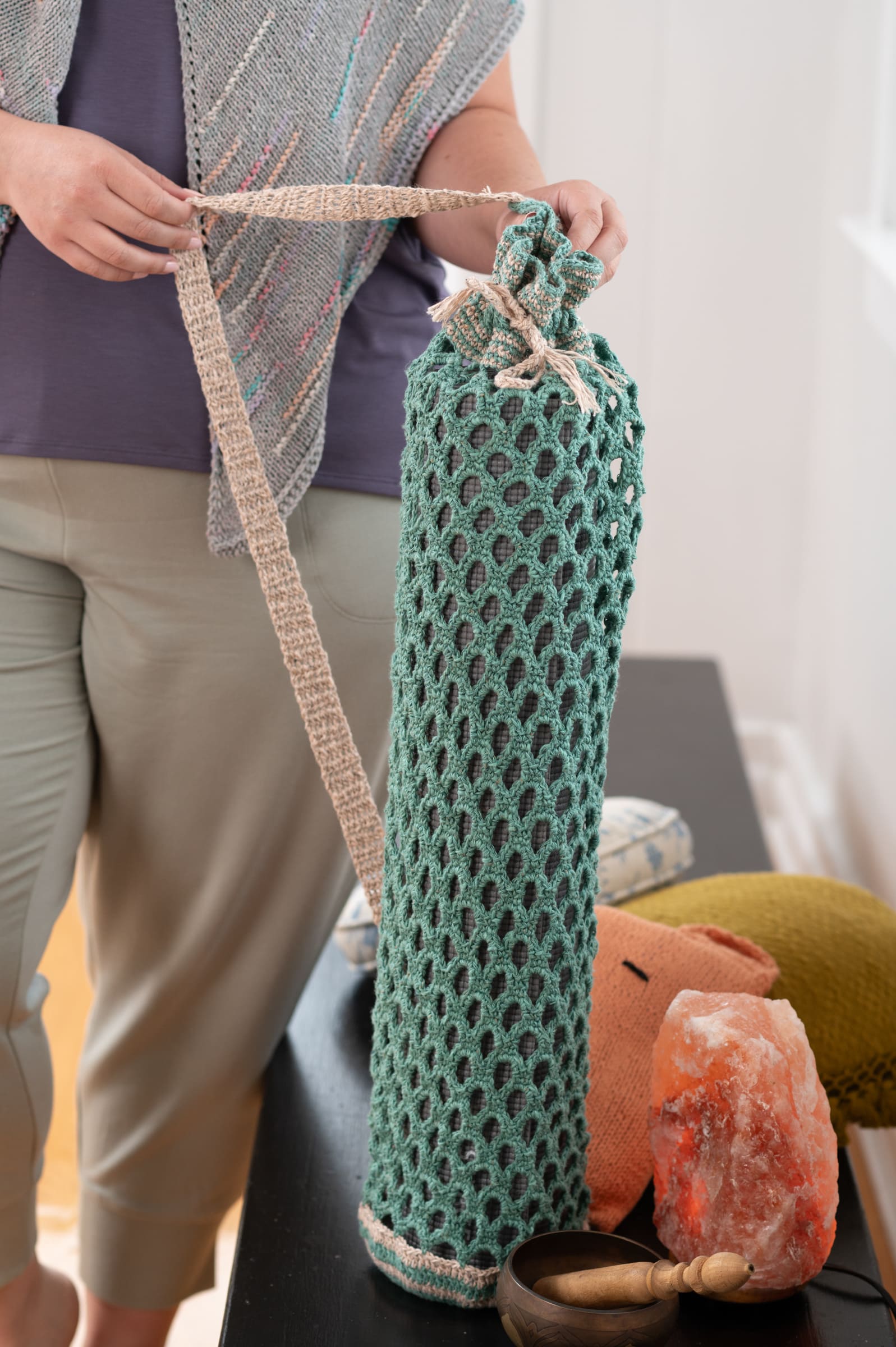Berroco Rest & Reset Kornfield Bag Crochet Pattern
