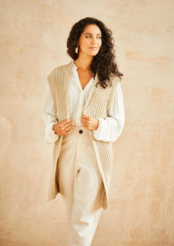 Fire Cardigan Waistcoat Knitting Pattern