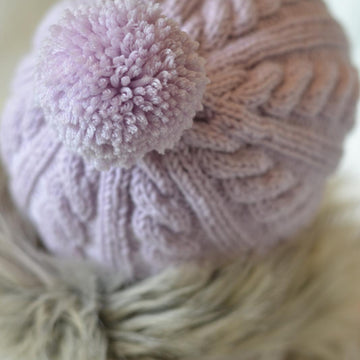 Oscar Cabled Pompom hat