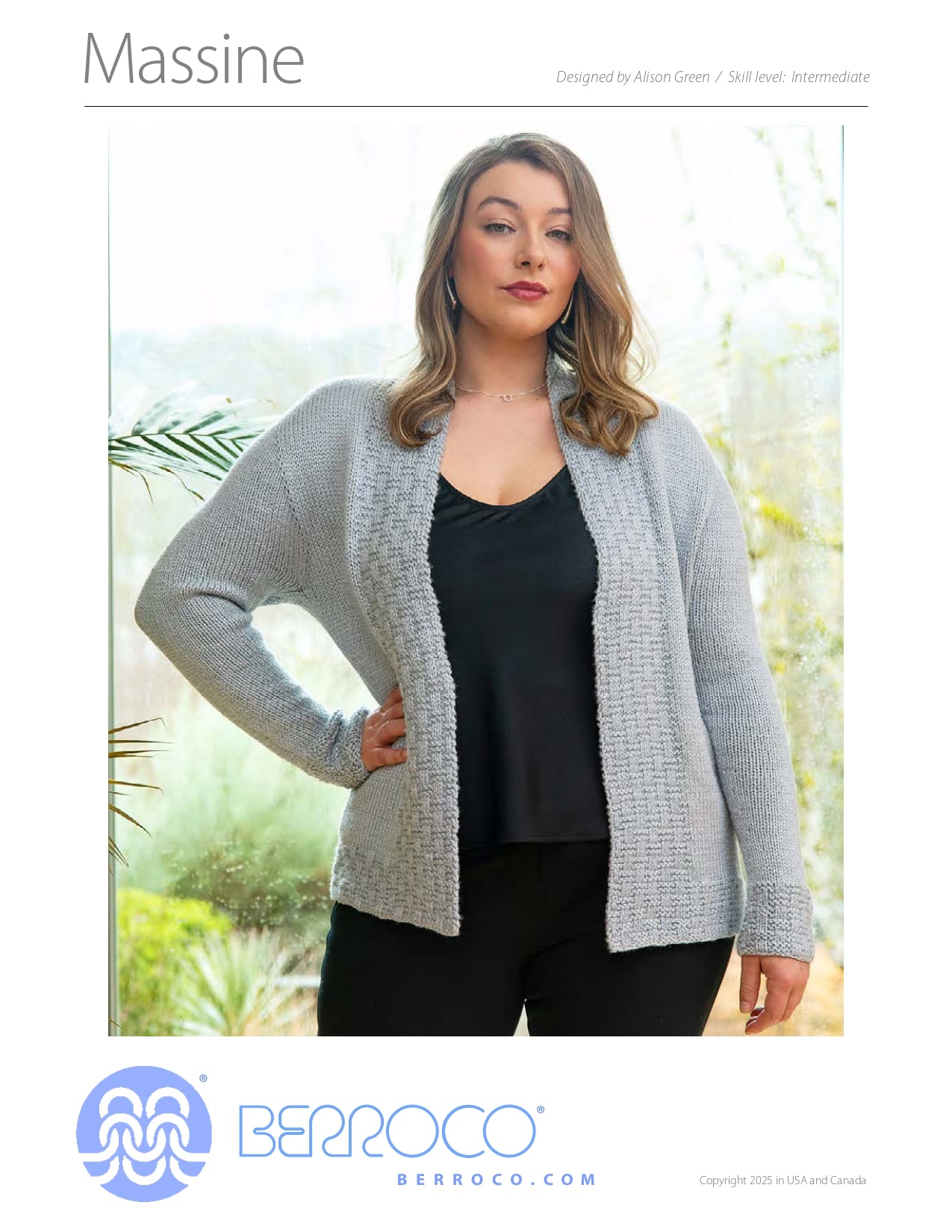 Massine Cardigan Knitting Pattern
