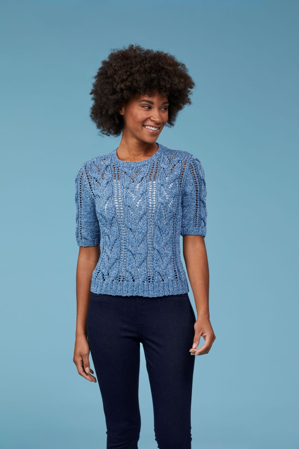 Tahki Yarns Alderwood Tee Knitting Pattern