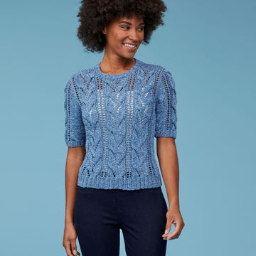 Tahki Yarns Alderwood Tee Knitting Pattern