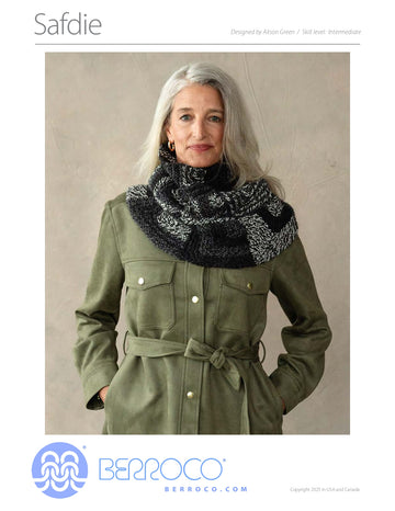 Safdie Shawl Wrap Knitting Pattern