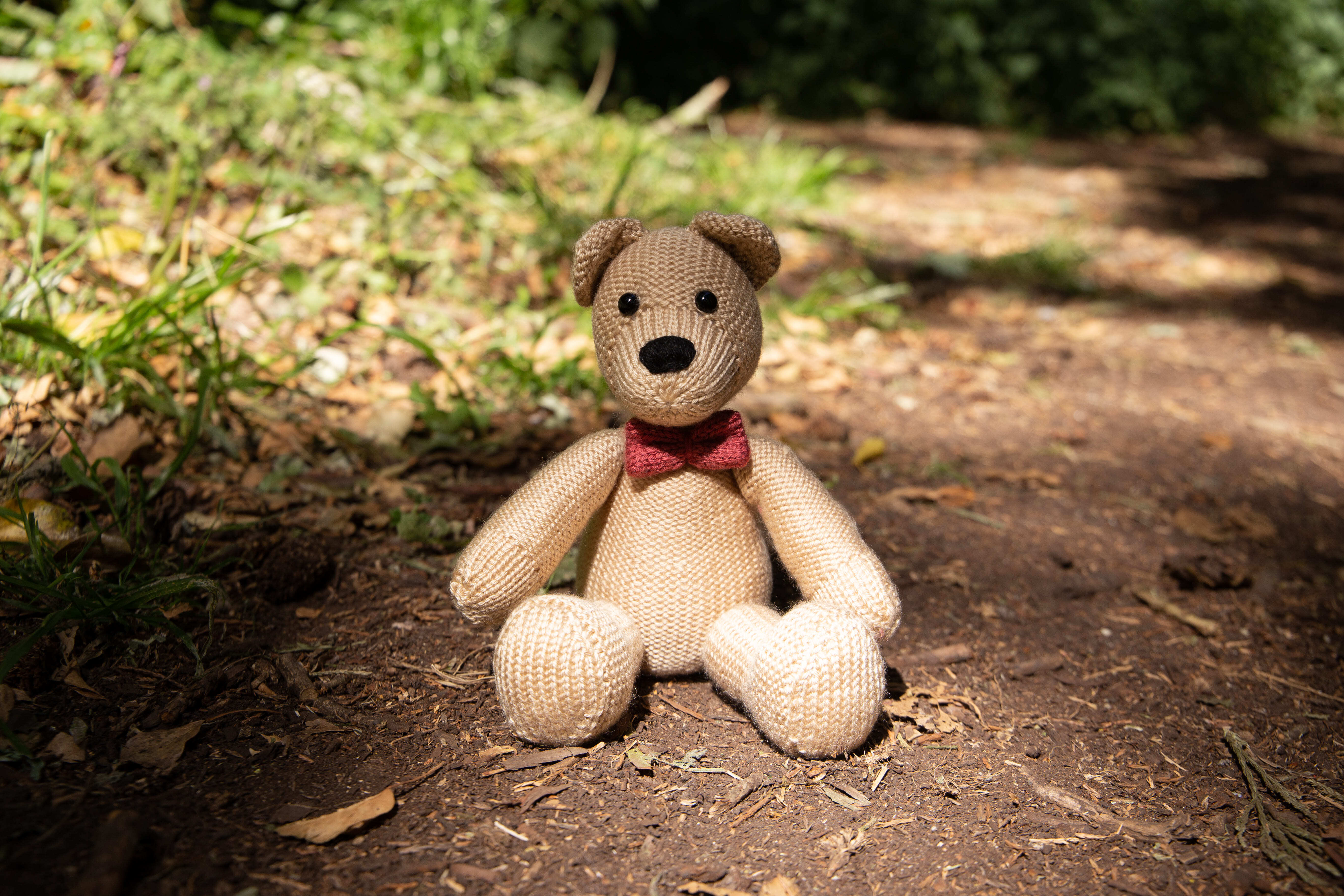Deramores Teddy Bear Toy Knitting Pattern