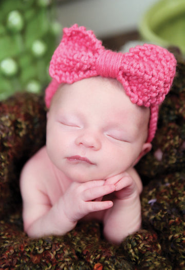 Miss Savannah Bow in Blue Sky Fibers Worsted Hand Dyes PDF