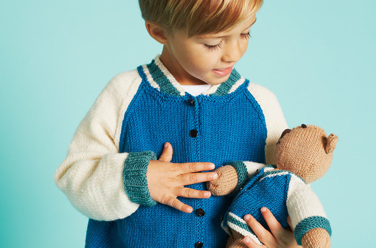 Debbie Bliss Billy Jacket and Buddy Bear Knitting Pattern