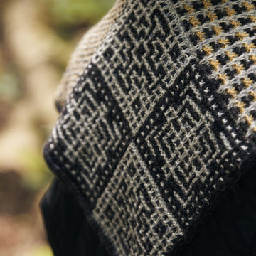 Mosaic Shawl Wrap Knitting Pattern