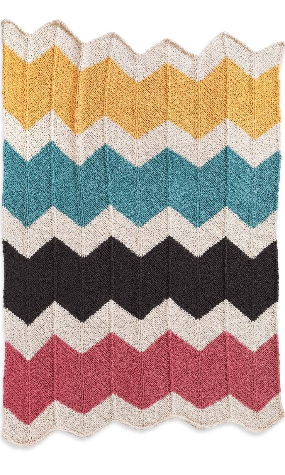 Tahki Yarns Bay View Blanket Knitting Pattern