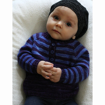 Wonderland Yarns Baby Messenger Henley Knitting Pattern