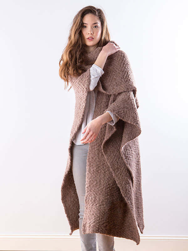 Berroco Sheltered Cape Knitting Pattern