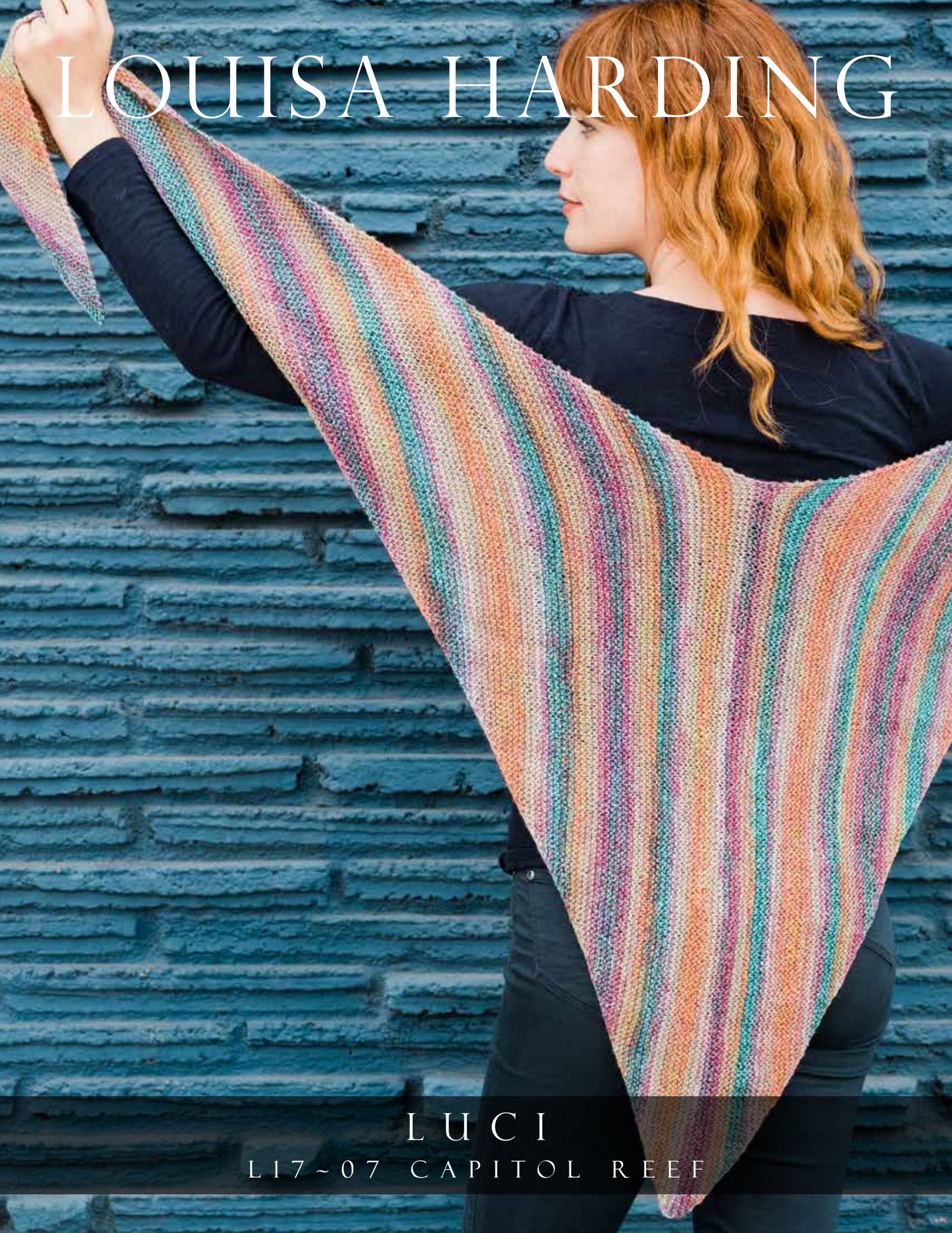Louisa Harding Capital Reef Shawl Wrap Knitting Pattern
