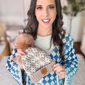 Diamond Granny Stitch Crochet Hat