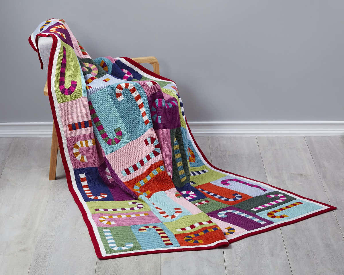 Candy Canes Blanket