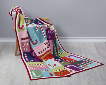 Candy Canes Blanket