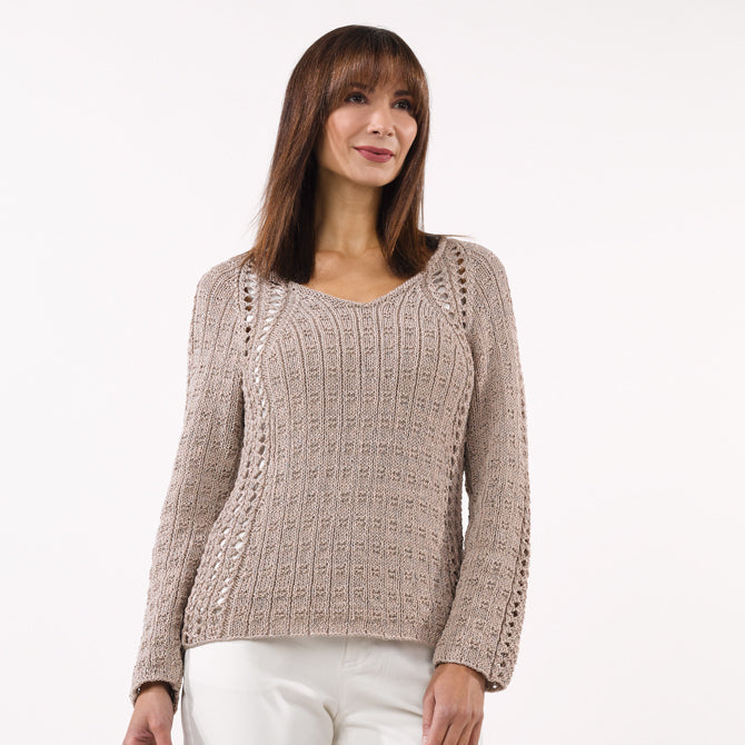 Sesia Riley Pullover Jumper Knitting Pattern
