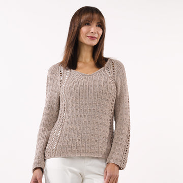 Sesia Riley Pullover Jumper Knitting Pattern
