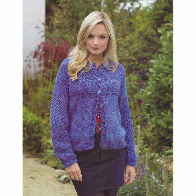 James C. Brett JB423 Jacket Cardigan Knitting Pattern