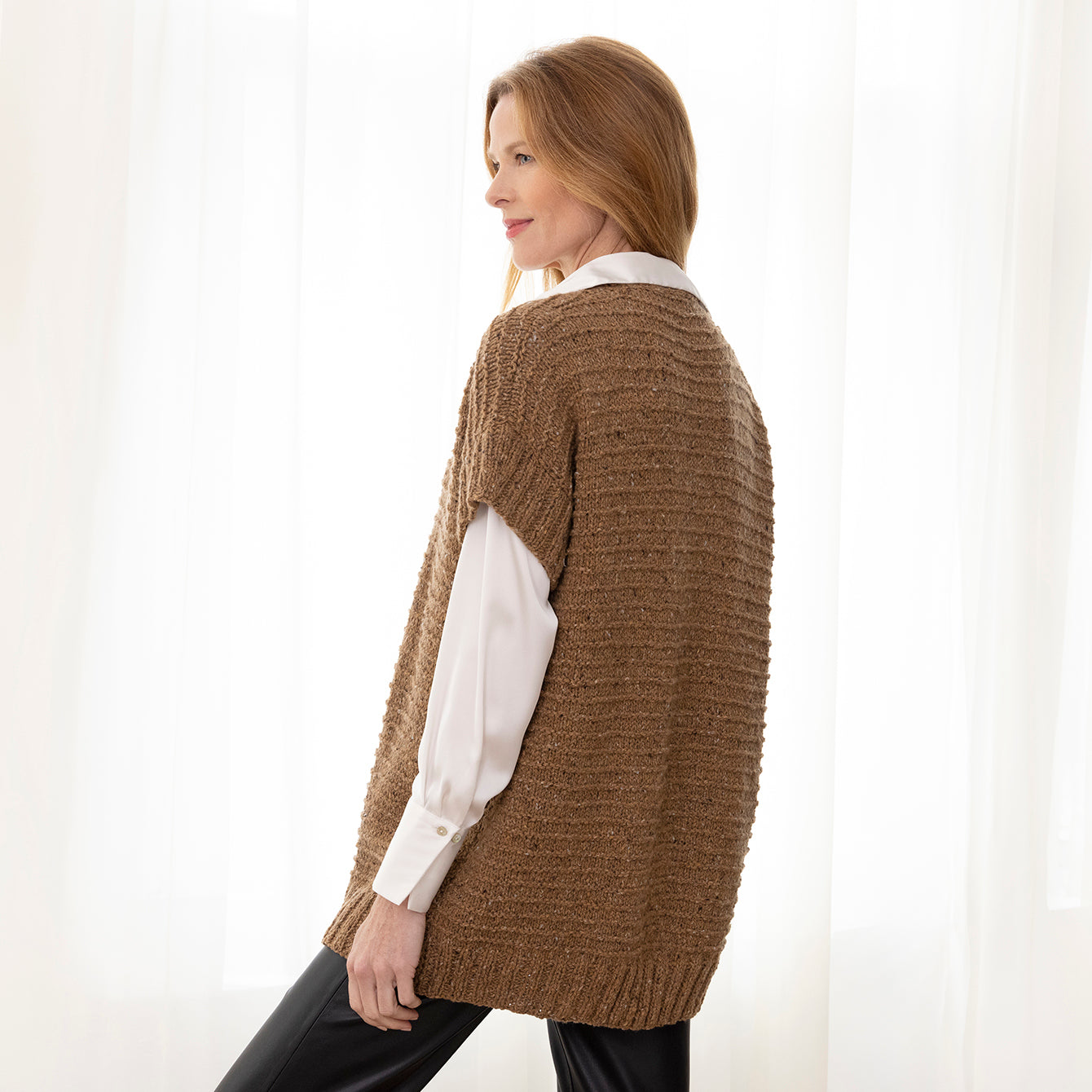 String Camilla Vest Jumper Knitting Pattern