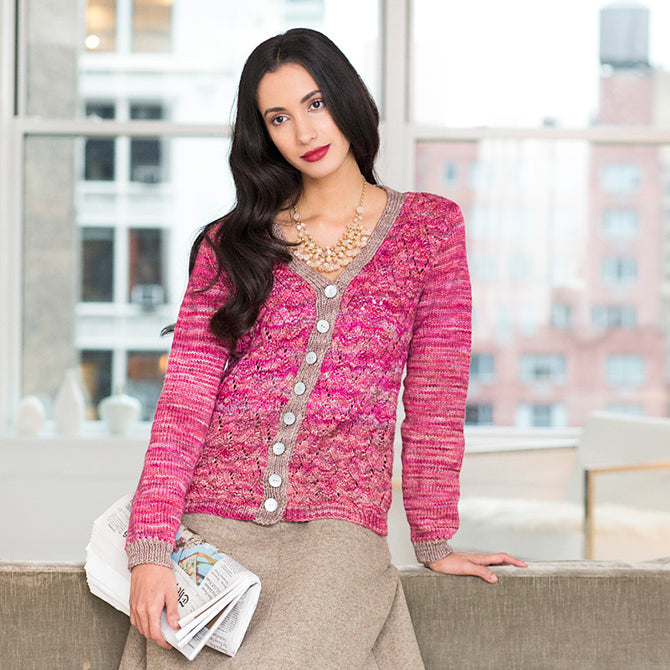 Malabrigo London Terrace Cardigan Knitting Pattern