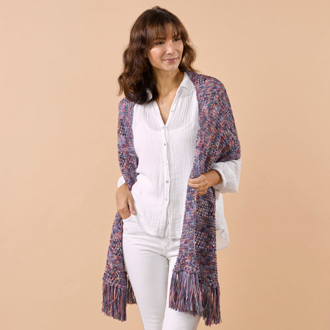 Tahki Yarns Wenona Wrap Knitting Pattern